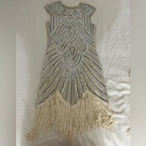 Elegant Beaded Fringe Dress